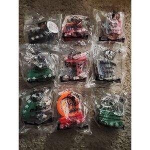 NEW 2017 McDonalds Toys Holiday Express Train Set of 9 Missing Cars 2, 3 & 10